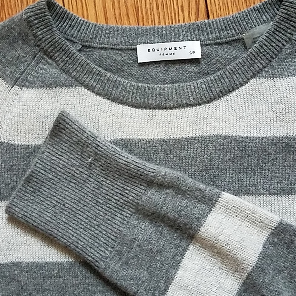 Equipment cashmere striped with metallic threads s - Picture 3 of 3